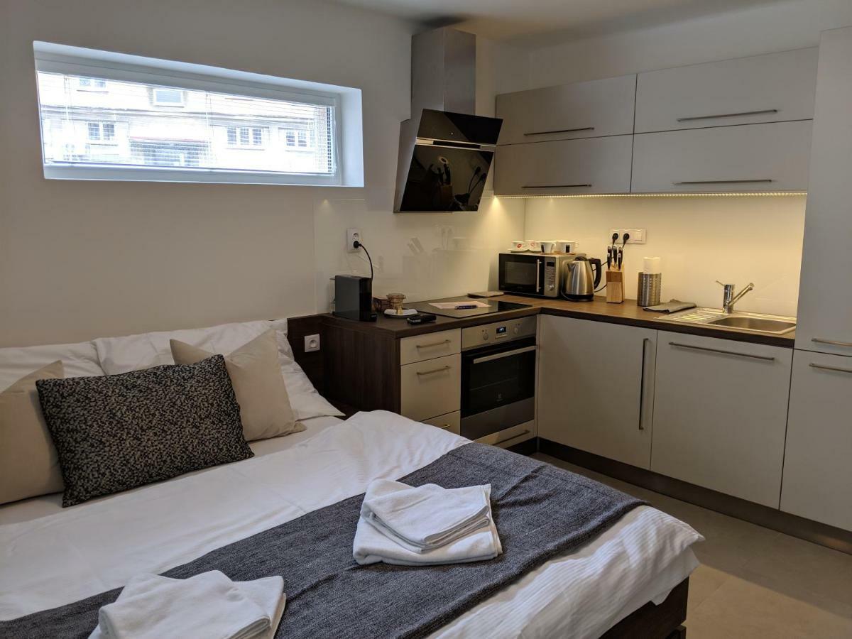 Ap10 - Apartments 4U Brezinova "Overnight Simply" Hradec Králové Dış mekan fotoğraf